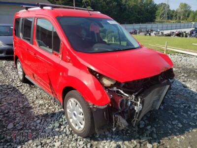 2014 Ford TRANSIT CO, red — VIN NM0AE8F75E1147955, Copart