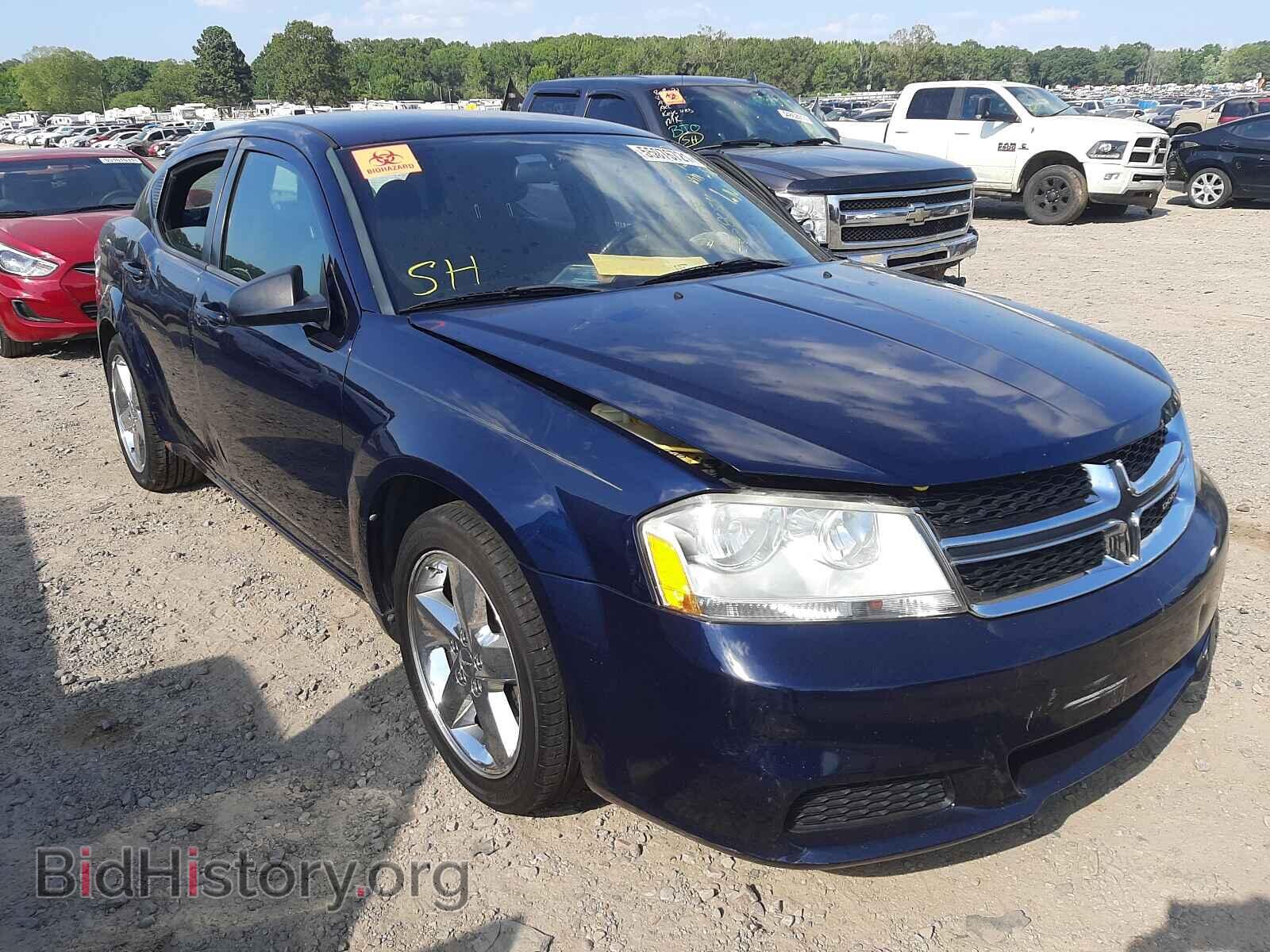 Фотография 1C3CDZAB8DN658054 - DODGE AVENGER 2013