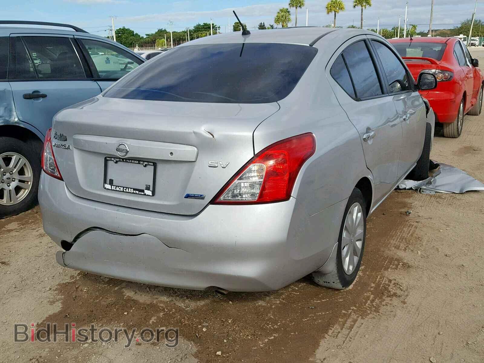 2012 NISSAN VERSA - VIN: 3N1CN7AP9CL895176 - Фото 4
