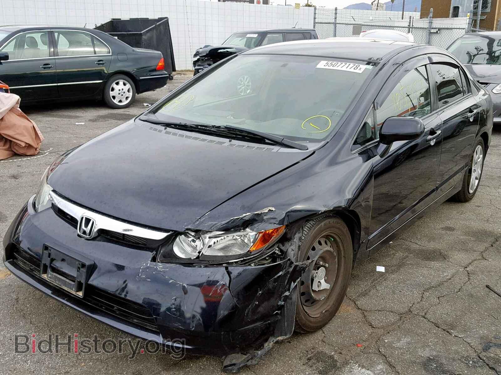 2007 HONDA CIVIC LX - VIN: JHMFA16567S009394 - Фото 2