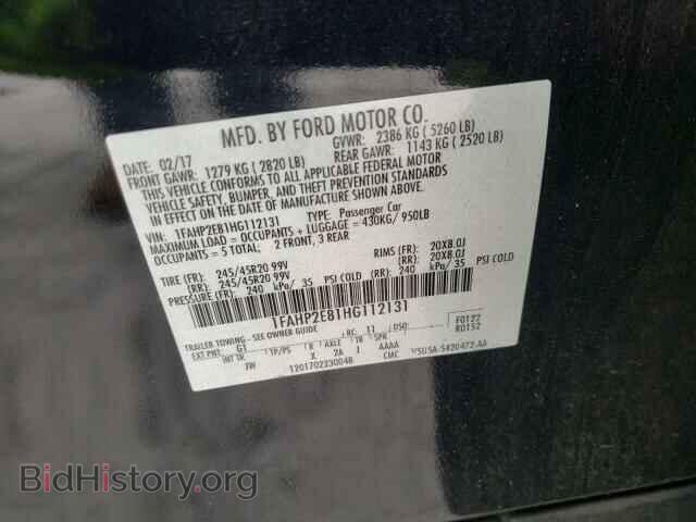 2017 FORD TAURUS - VIN: 1FAHP2E81HG112131 - Фото 10