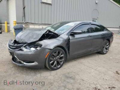 2015 Chrysler 200 S, gray — VIN 1C3CCCDG6FN686798, Copart