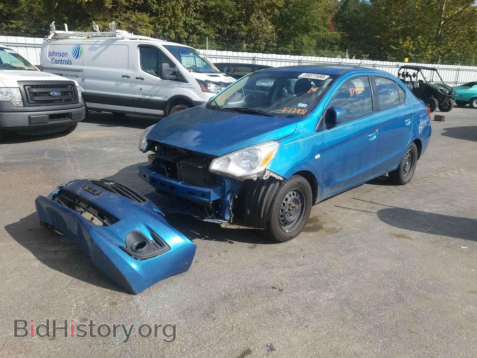 2017 MITSUBISHI MIRAGE - VIN: ML32F3FJ1HHF17951 - Фото 2