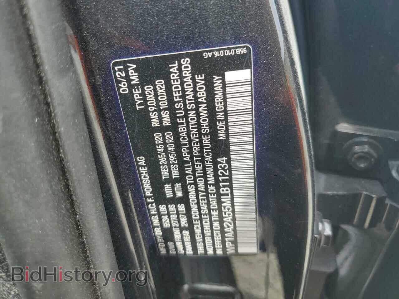 2021 PORSCHE MACAN - VIN: WP1AA2A55MLB11234 - Photo 14