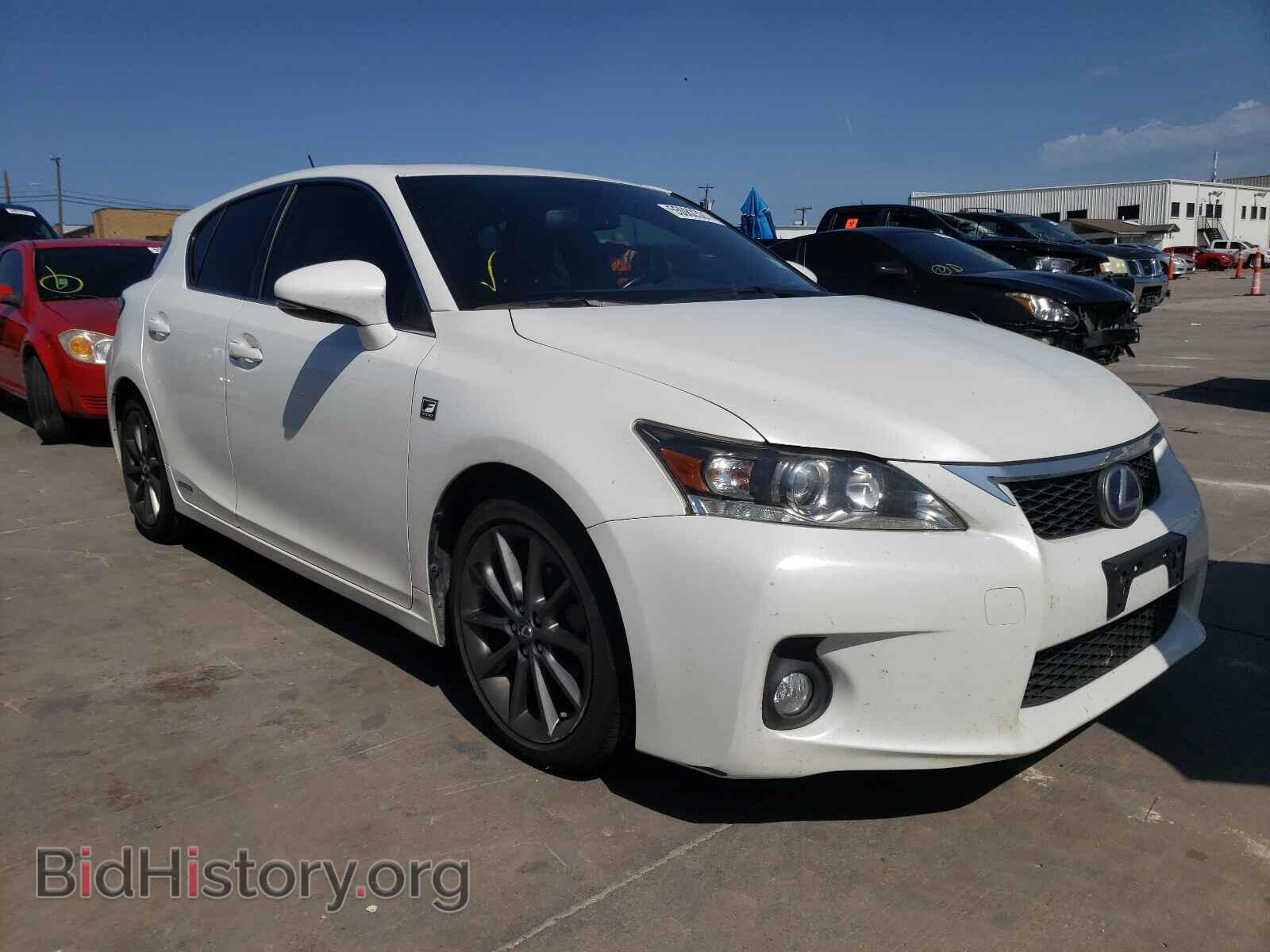 Photo JTHKD5BH6C2055492 - LEXUS CT 200 2012