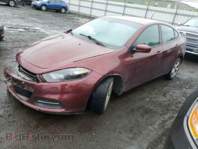 2015 Dodge DART SXT, burgundy — VIN 1C3CDFBB2FD344373, Copart