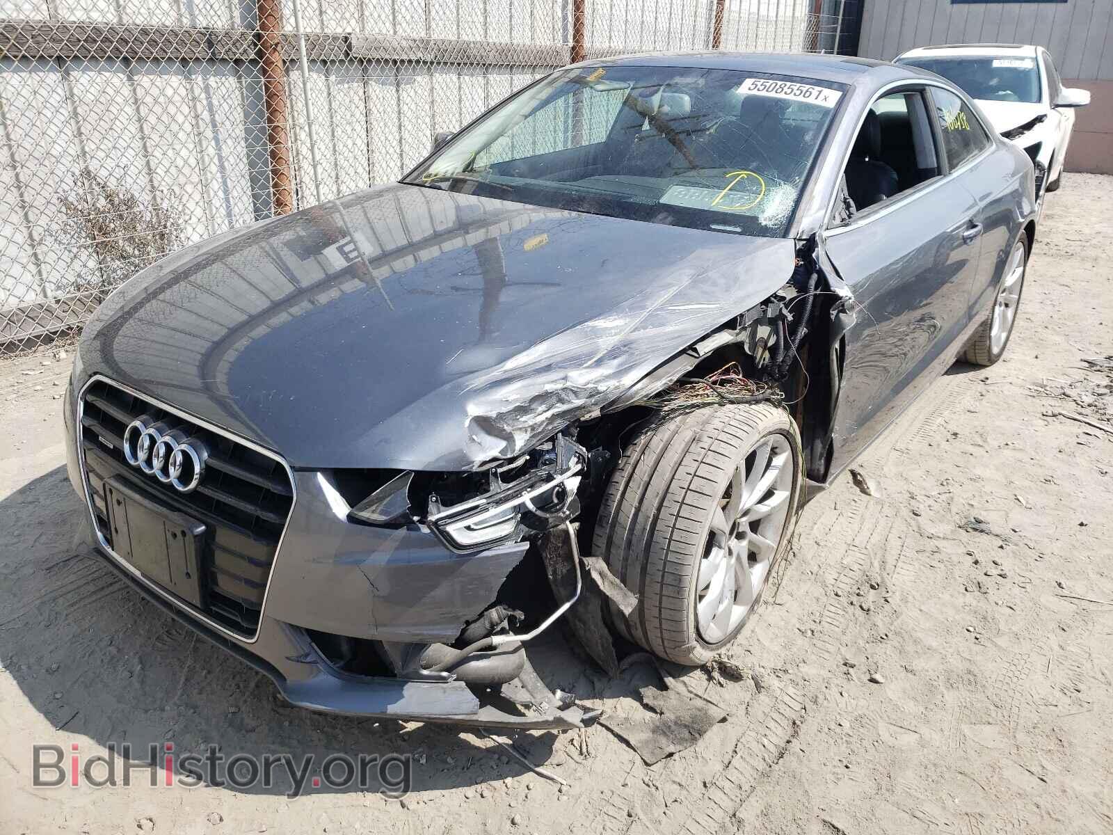 2014 AUDI A5 - VIN: WAULFAFR8EA004822 - Photo 2