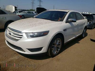 2015 Ford TAURUS Limited, белый — VIN 1FAHP2F8XFG189737, Copart