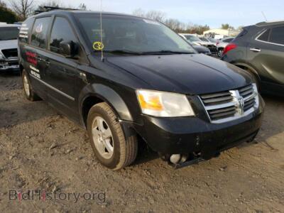 2010 Dodge CARAVAN Grand Cara, black — VIN 2D4RN5D10AR196752, Copart