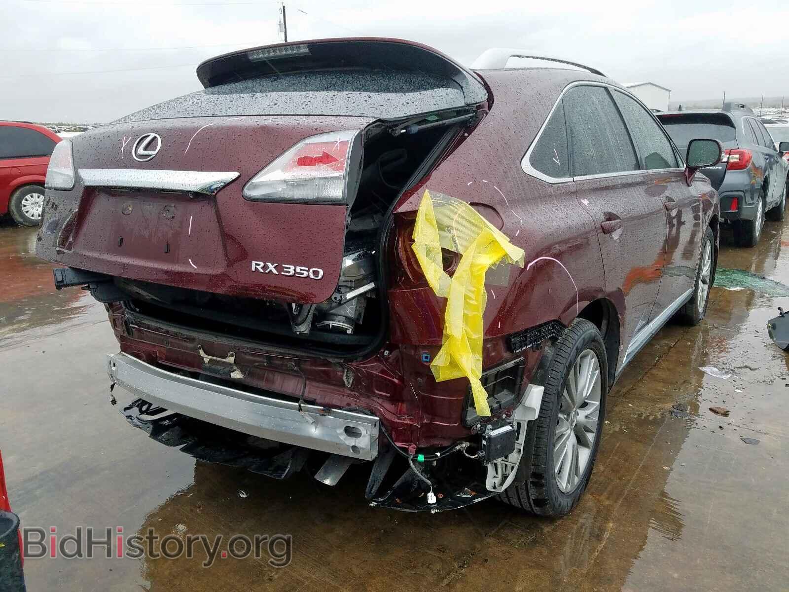 2013 LEXUS RX 350 - VIN: 2T2ZK1BA7DC124318 - Фото 4