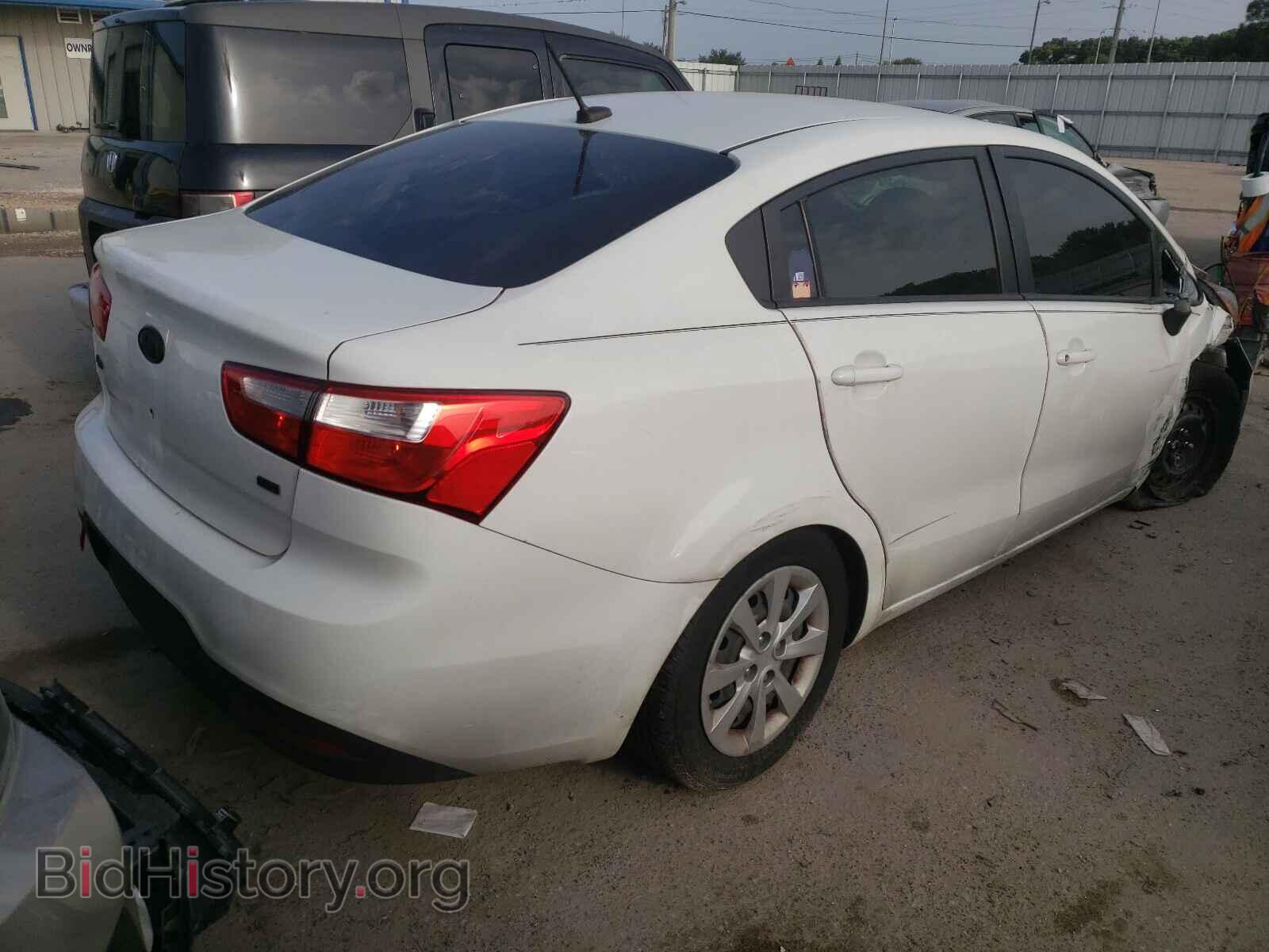 2013 KIA RIO - VIN: KNADM4A33D6128609 - Фото 4