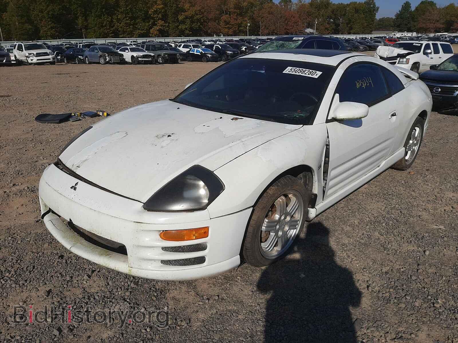 2000 MITSUBISHI ECLIPSE - VIN: 4A3AC54L8YE161740 - Фото 2
