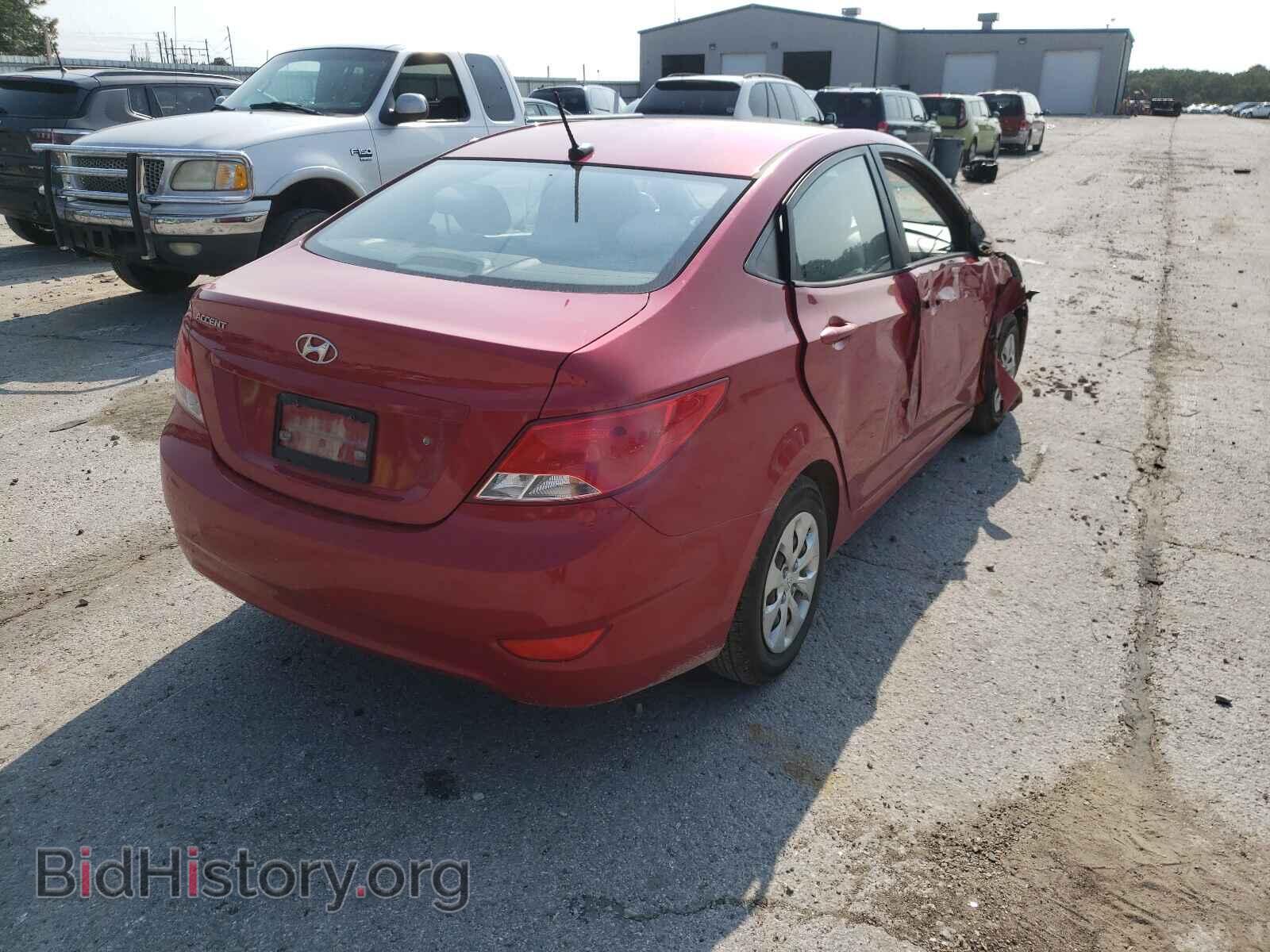 2016 HYUNDAI ACCENT - VIN: KMHCT4AE9GU951561 - Фото 4