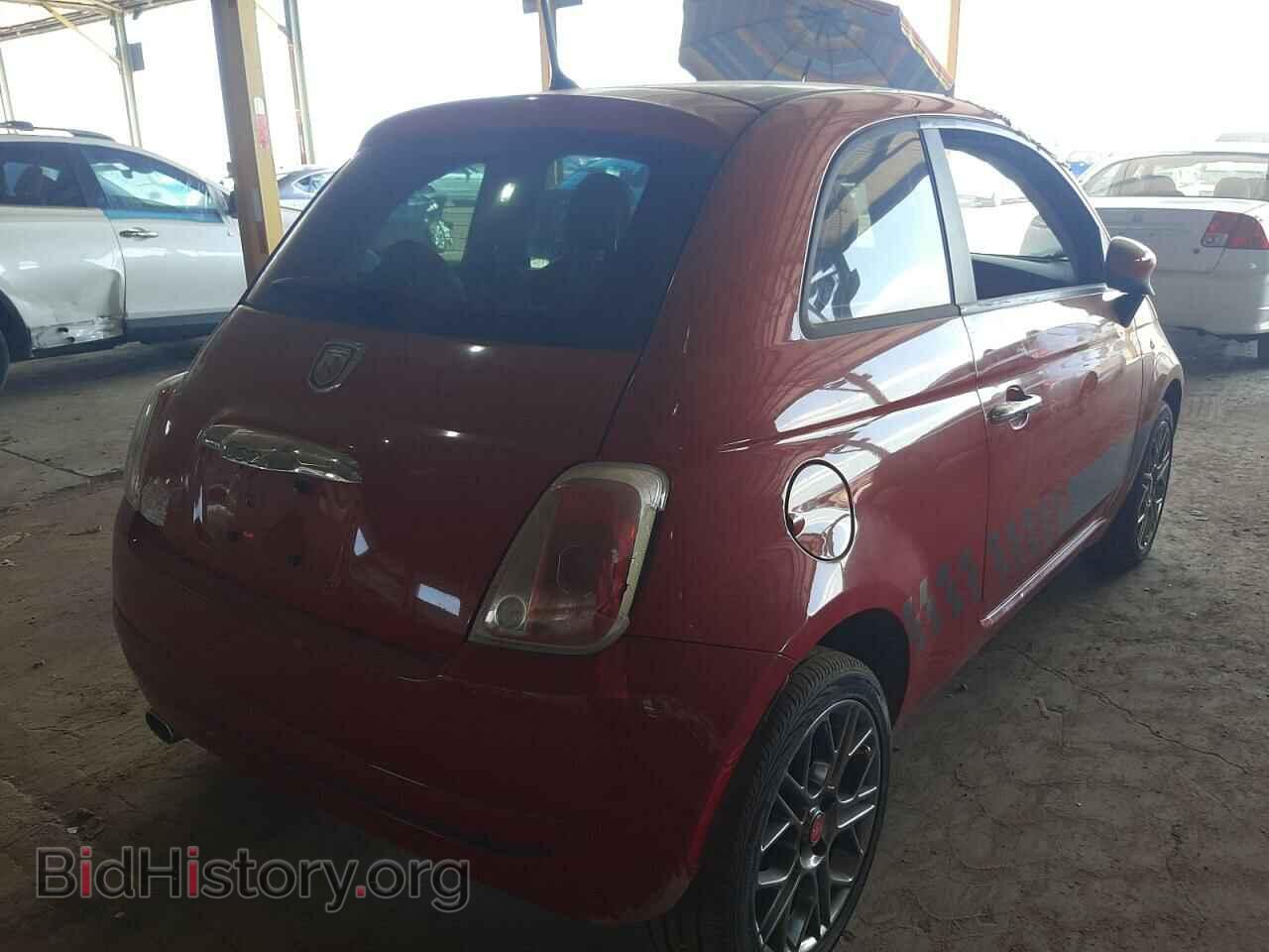 2012 FIAT 500 - VIN: 3C3CFFAR1CT280616 - Фото 4