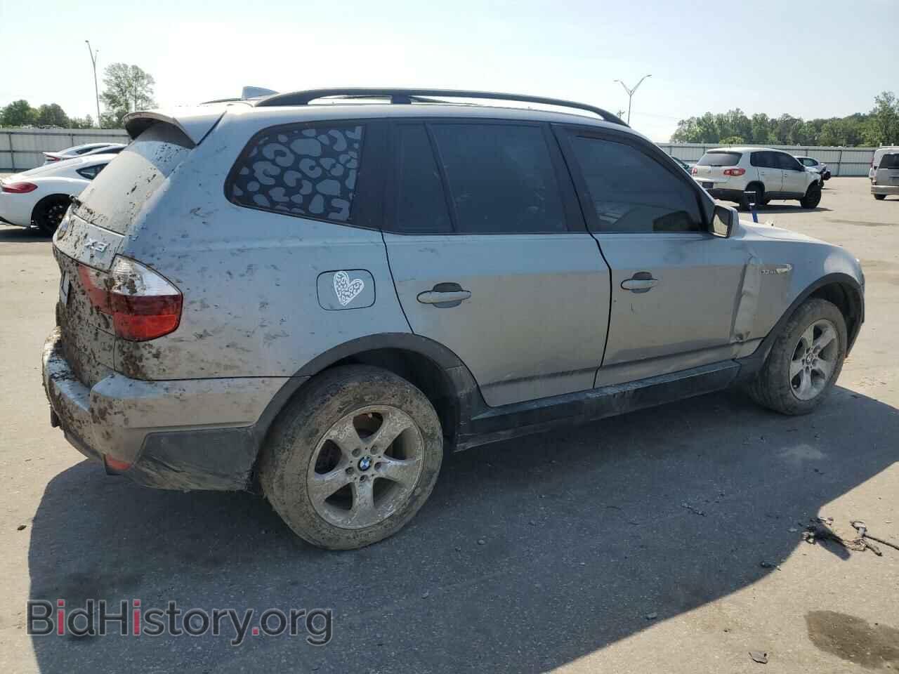 2007 BMW X3 - VIN: WBXPC93447WF18330 - Фото 3