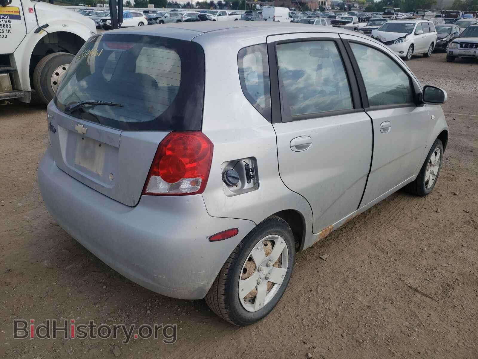 2007 CHEVROLET AVEO - VIN: KL1TD66697B770820 - Фото 4