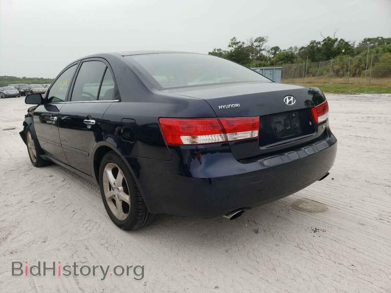 2006 HYUNDAI SONATA - VIN: 5NPEU46F96H020028 - Фото 3