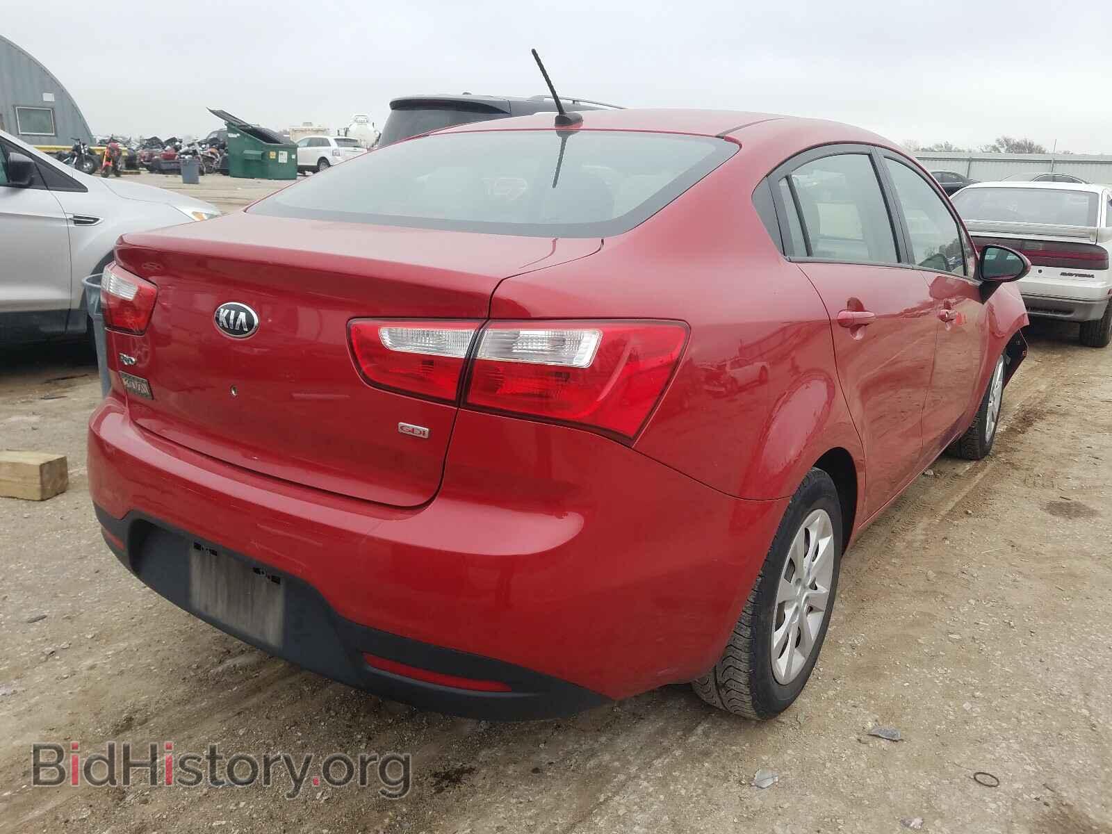 2014 KIA RIO - VIN: KNADM4A35E6413832 - Фото 4