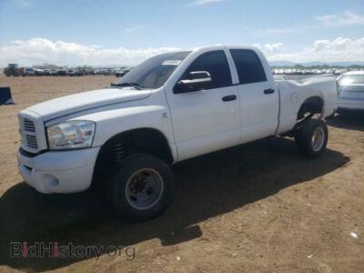 2008 Dodge RAM 2500 ST, белый — VIN 3D7KS28A08G116758, Copart