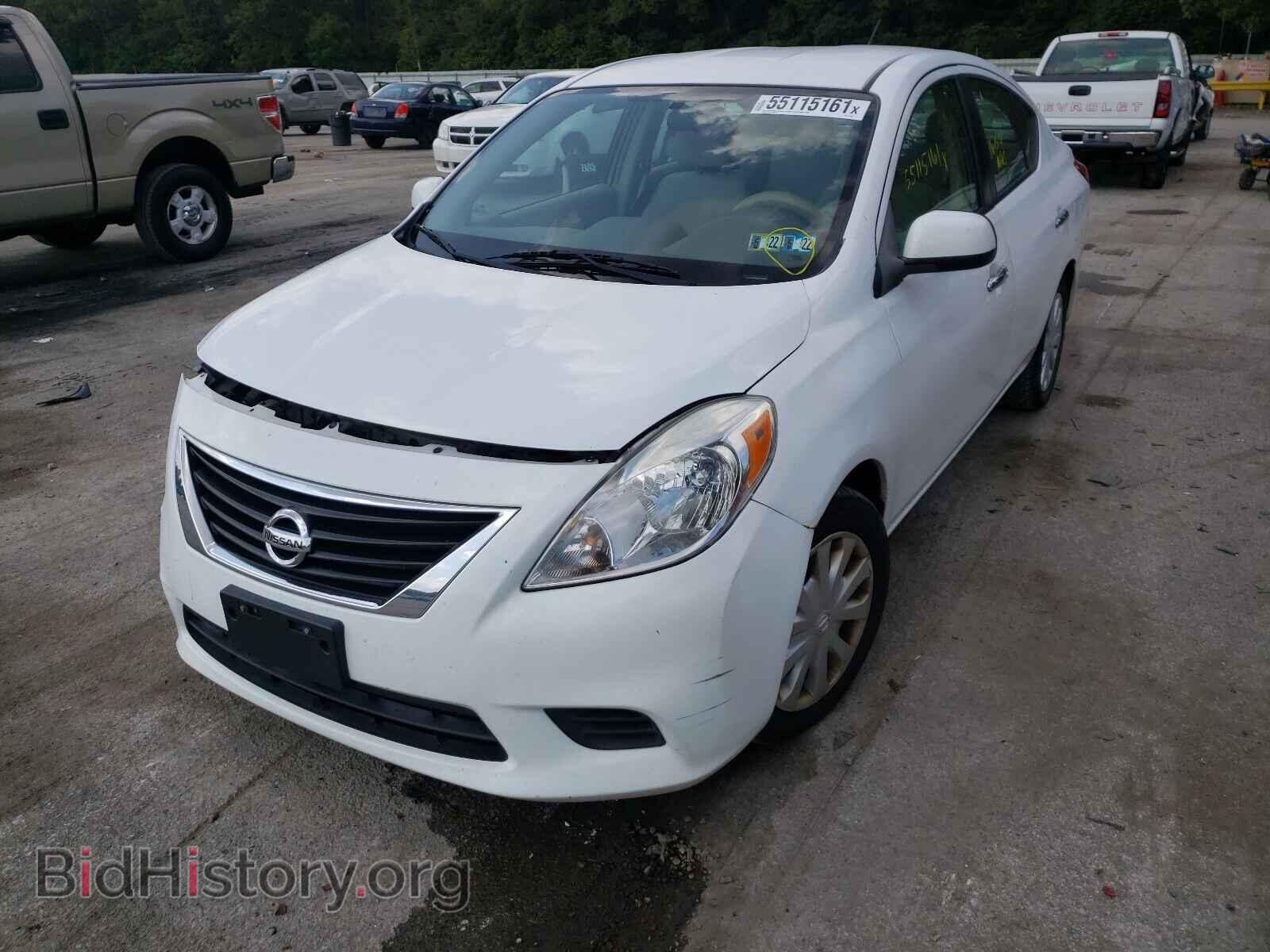 2012 NISSAN VERSA - VIN: 3N1CN7AP7CL850270 - Фото 2