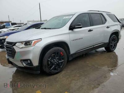 2019 Chevrolet TRAVERSE Premier, silver — VIN 1GNERKKW9KJ210349, Copart