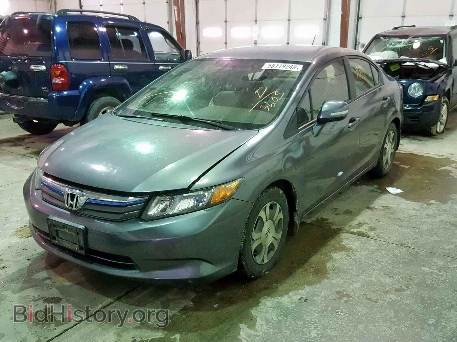 2012 HONDA CIVIC - VIN: JHMFB4F29CS003605 - Фото 2