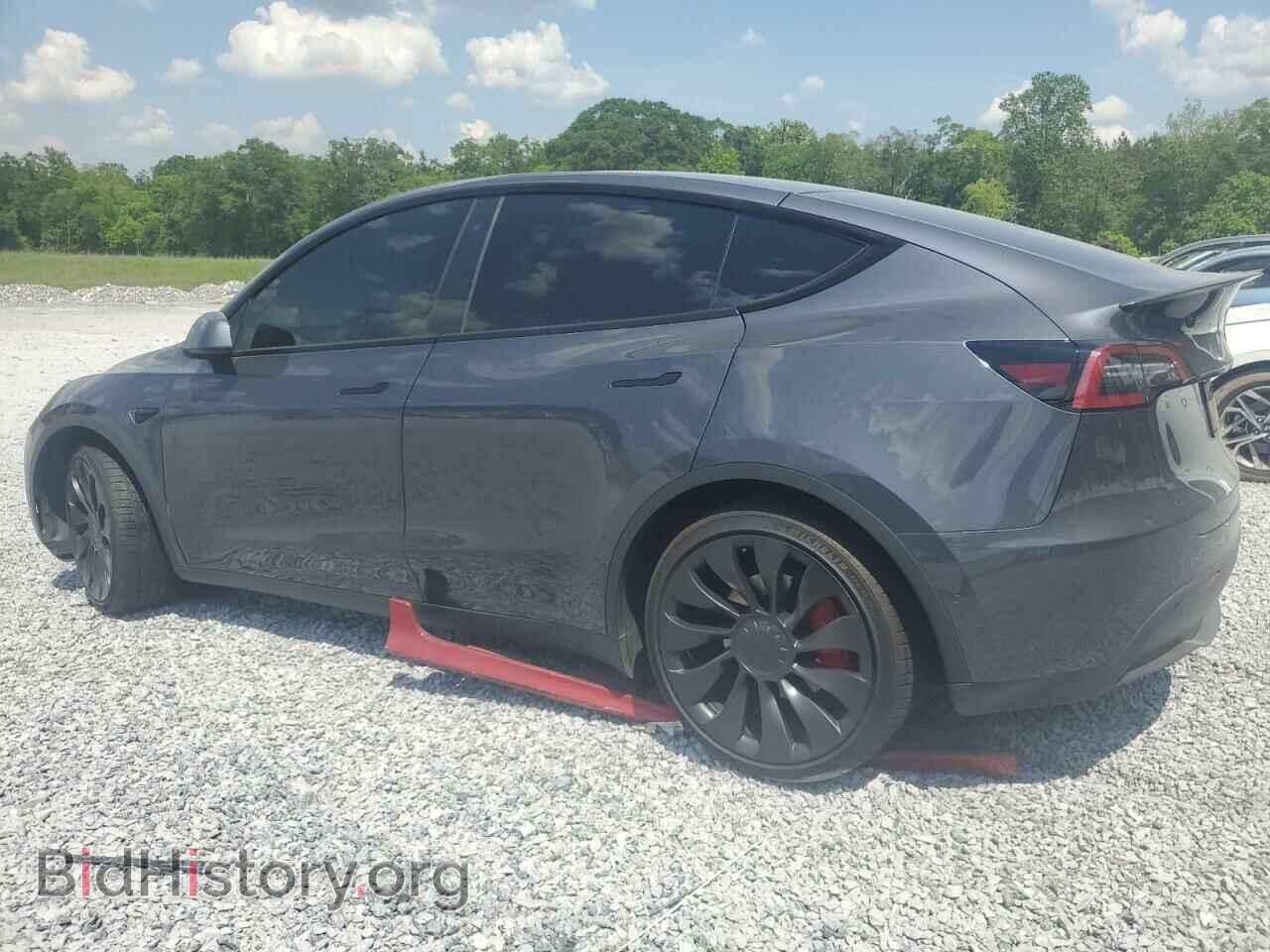 2022 TESLA MODEL Y - VIN: 7SAYGDEF2NF518223 - Фото 2