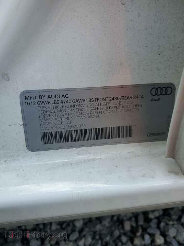 2013 AUDI A4 - VIN: WAUAFAFL3DN025331 - Photo 12