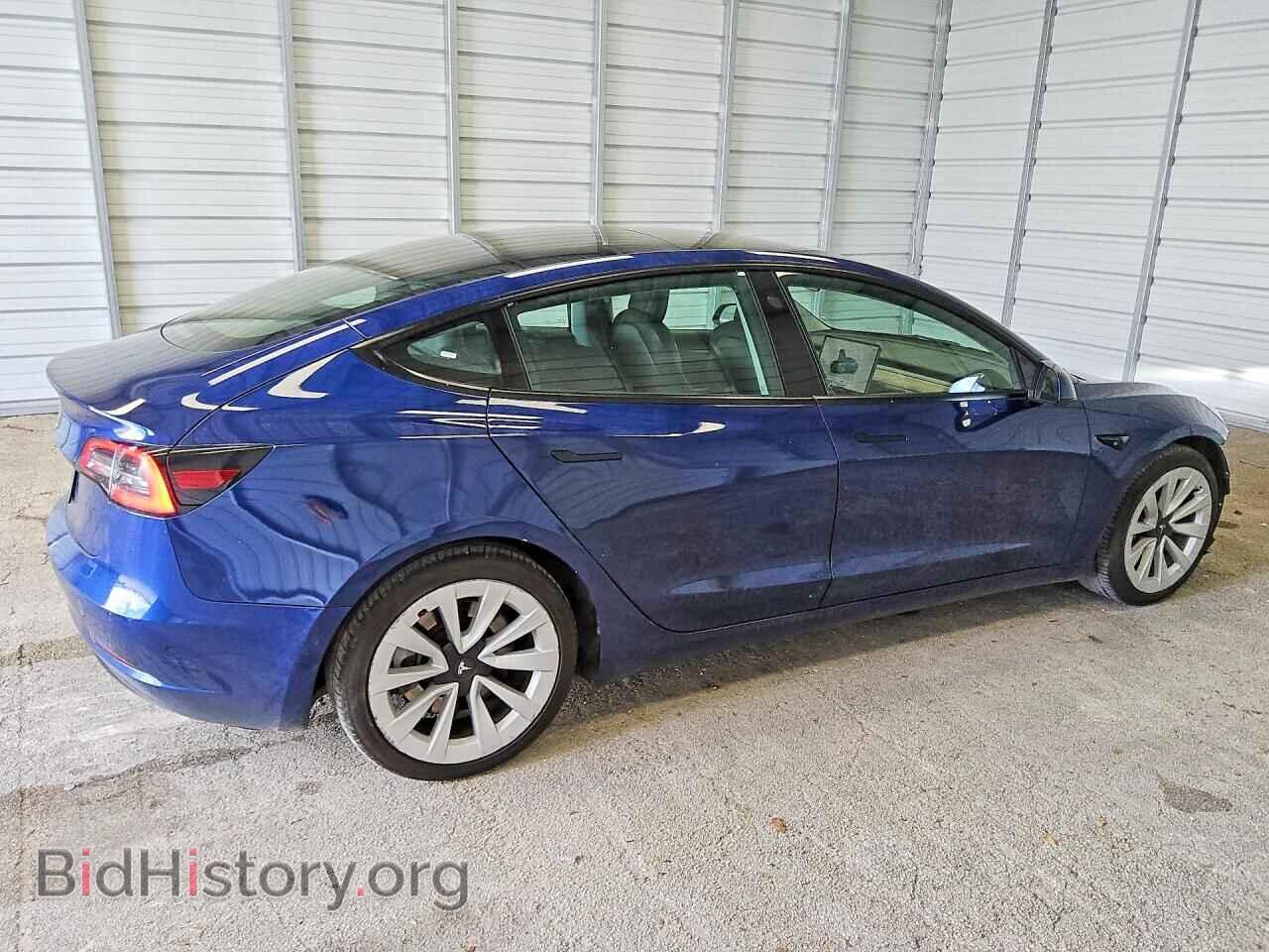 2022 TESLA MODEL 3 - VIN: 5YJ3E1EA3NF370812 - Фото 3