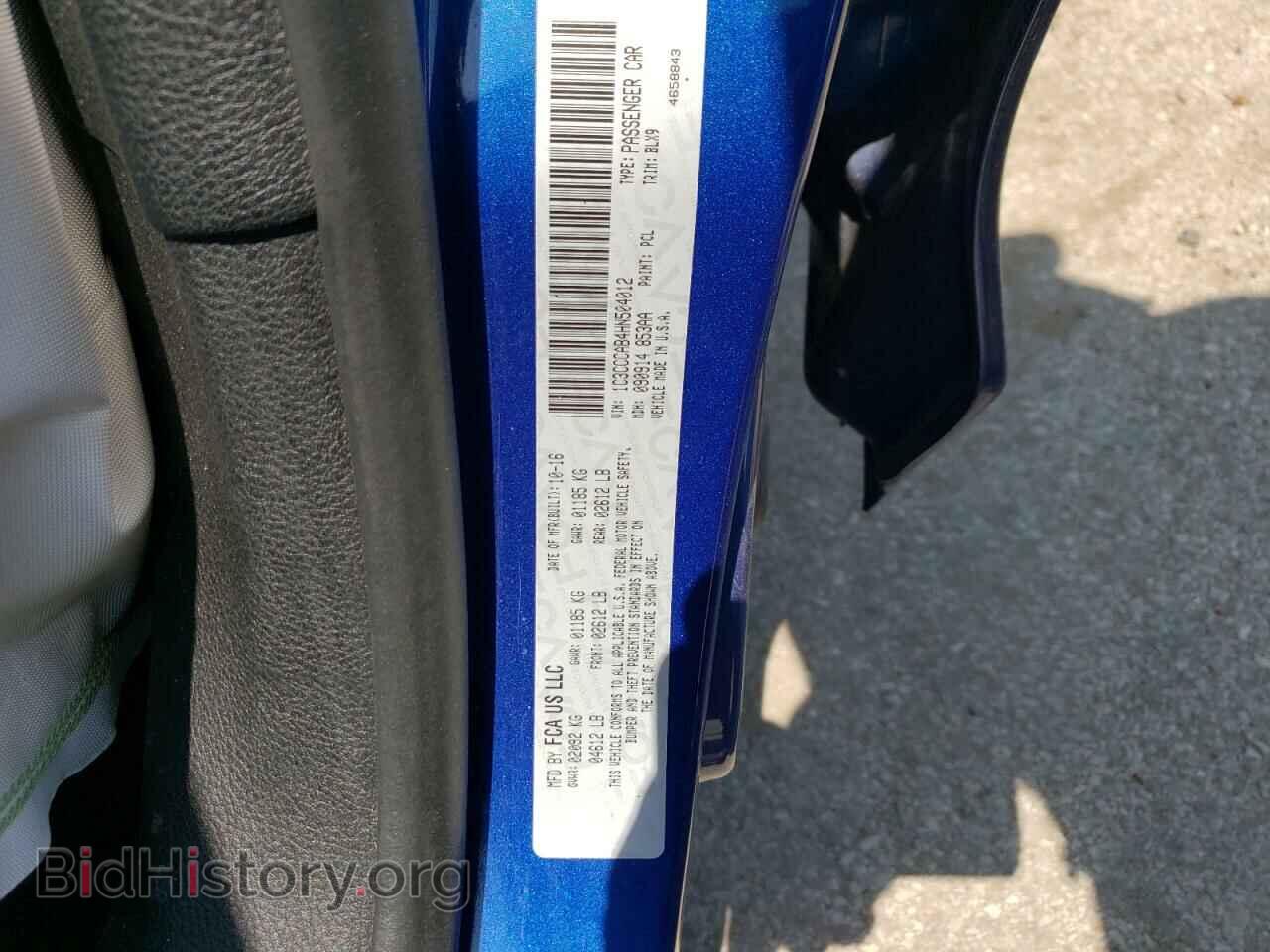 2017 CHRYSLER 200 - VIN: 1C3CCCAB4HN504012 - Фото 13