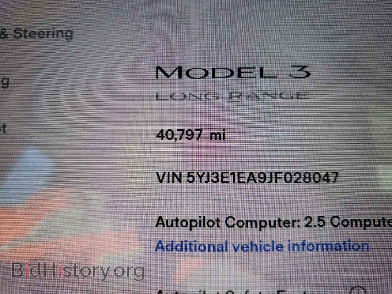 2018 TESLA MODEL 3 - VIN: 5YJ3E1EA9JF028047 - Photo 8
