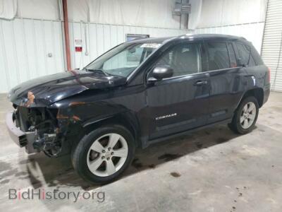 2012 Jeep COMPASS Latitude, черный — VIN 1C4NJCEB1CD707085, Copart