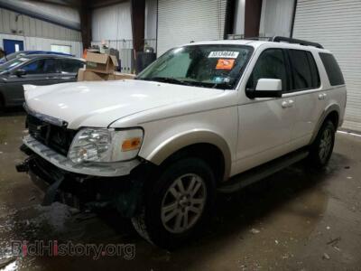 2010 Ford EXPLORER EDDIE BAUER, white — VIN 1FMEU7EE6AUA67232, Copart