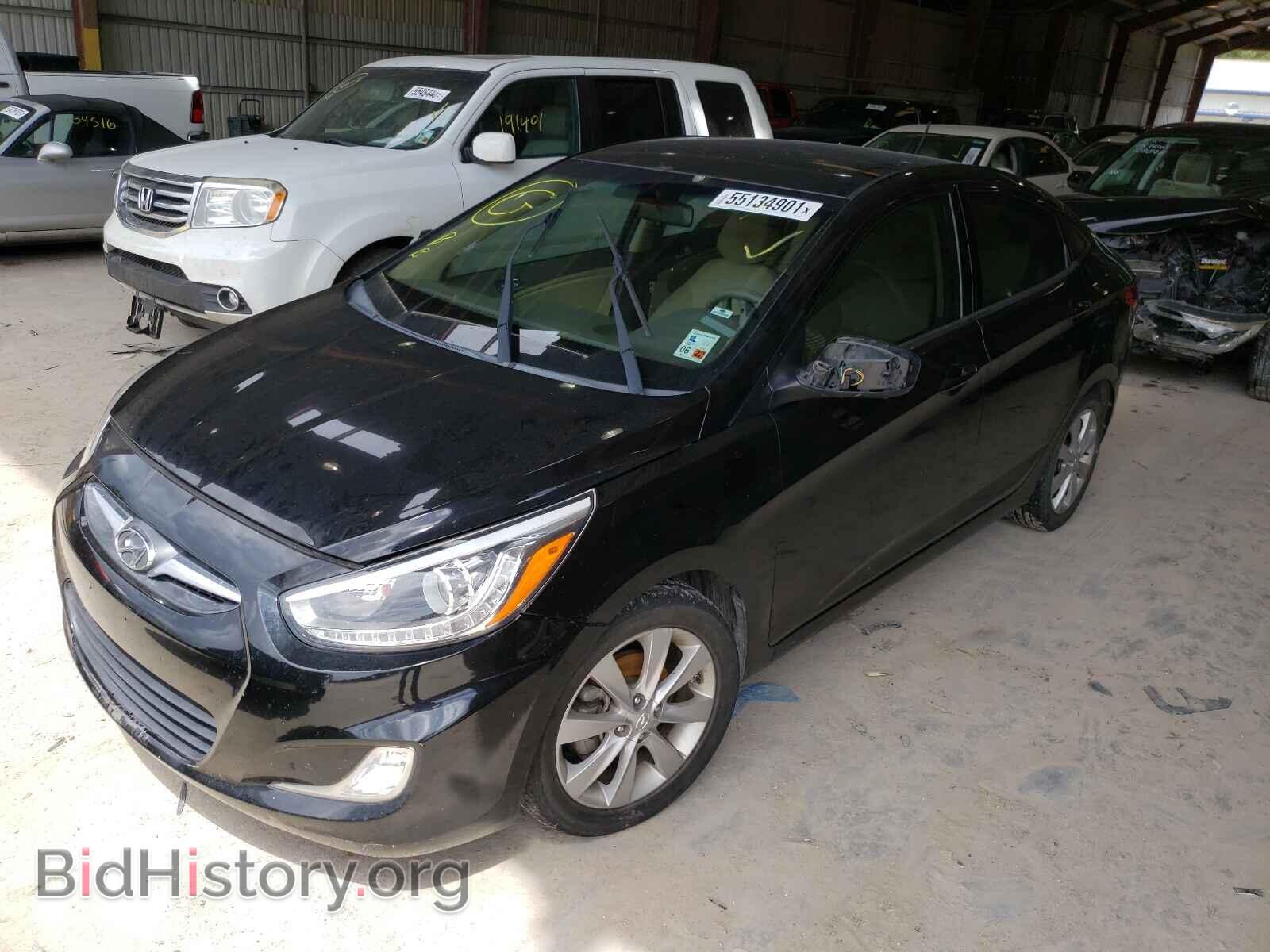 2014 HYUNDAI ACCENT - VIN: KMHCU4AE0EU751212 - Фото 2