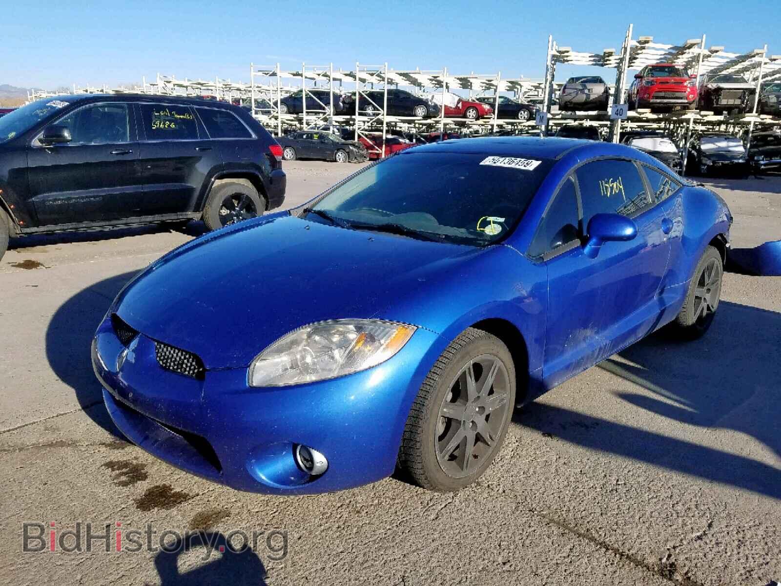 2006 MITSUBISHI ECLIPSE - VIN: 4A3AK34T26E022336 - Фото 2