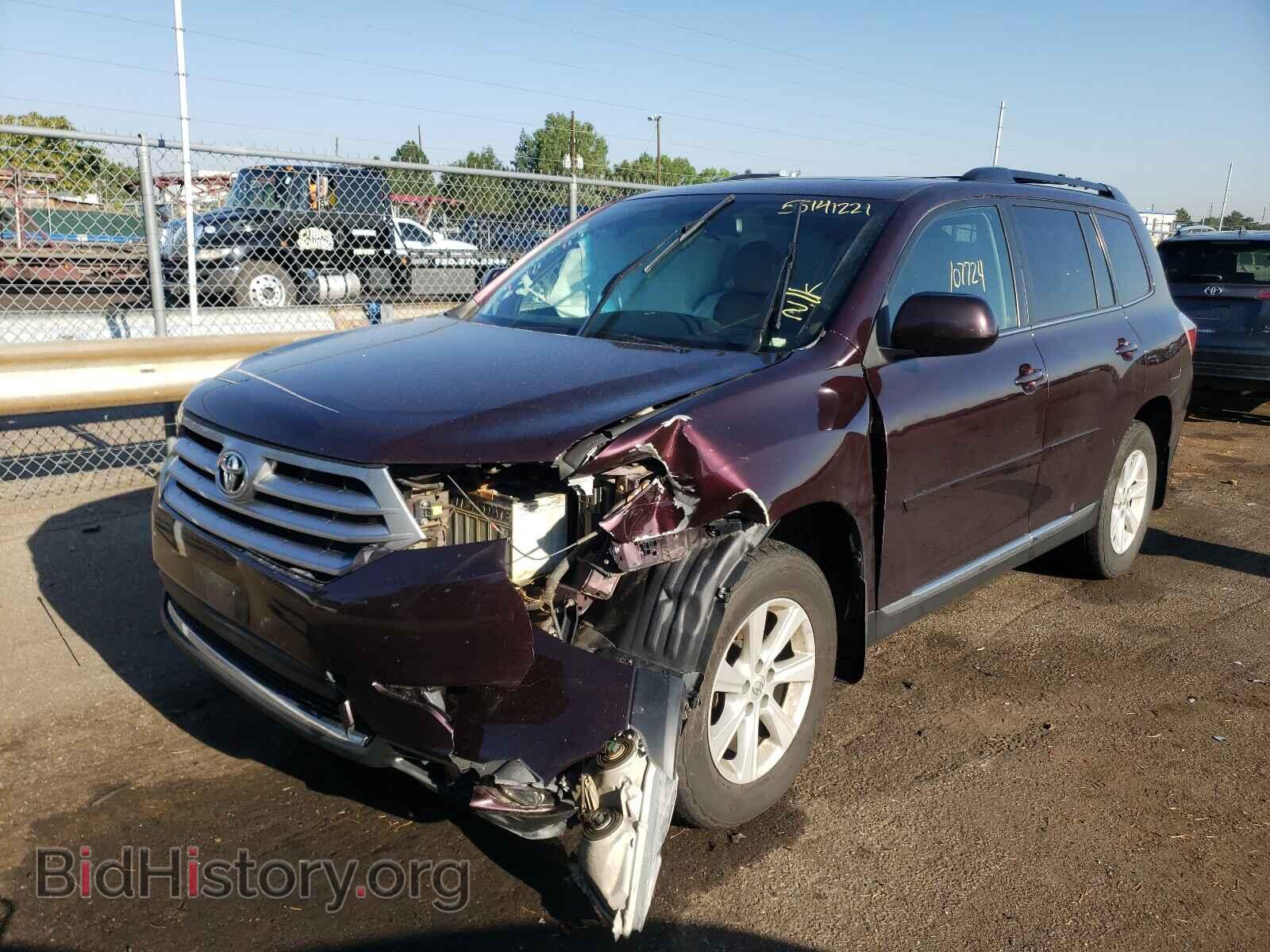 2012 TOYOTA HIGHLANDER - VIN: 5TDBK3EH3CS147191 - Фото 2