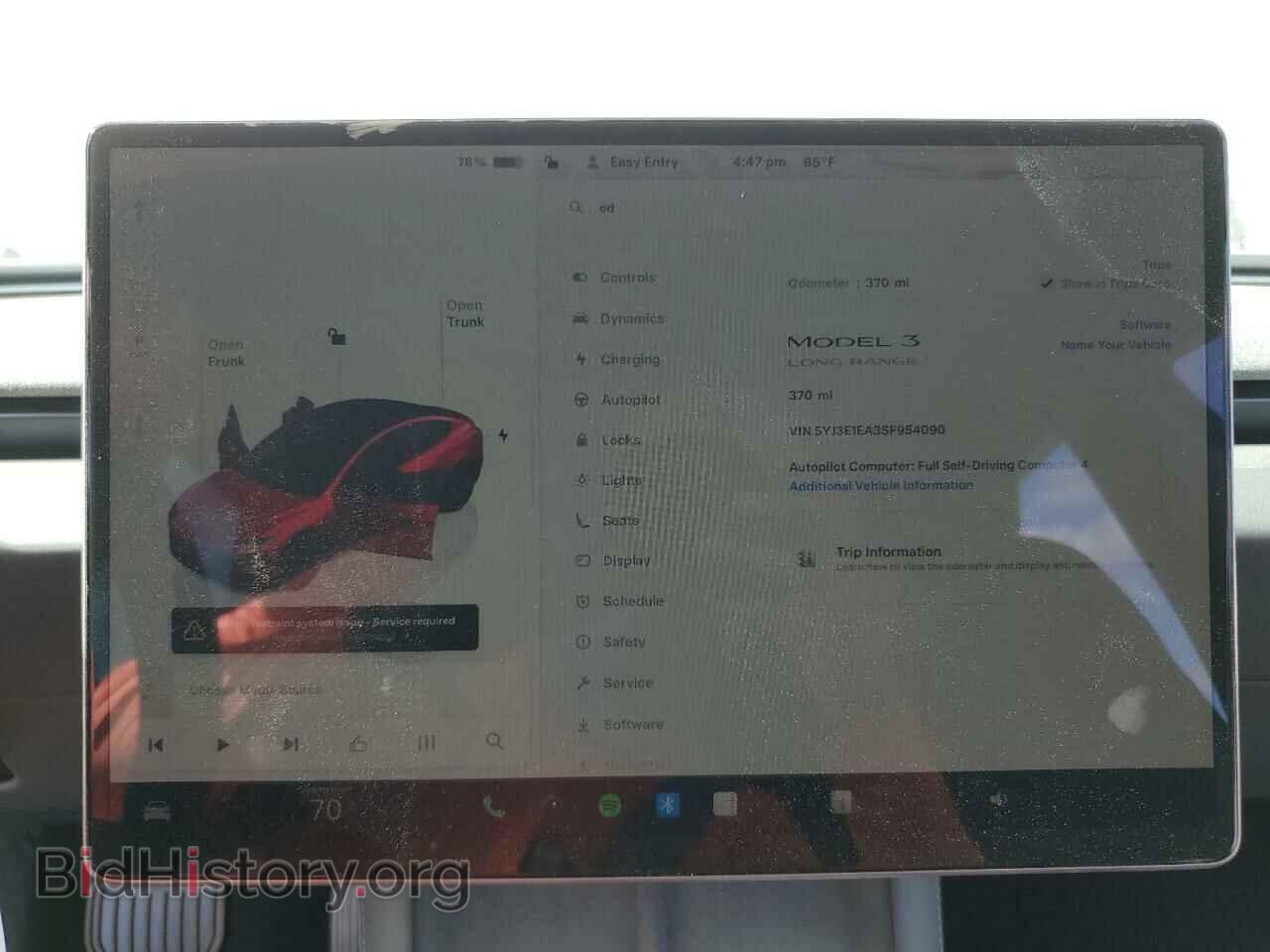 2025 TESLA MODEL 3 - VIN: 5YJ3E1EA3SF954090 - Фото 9