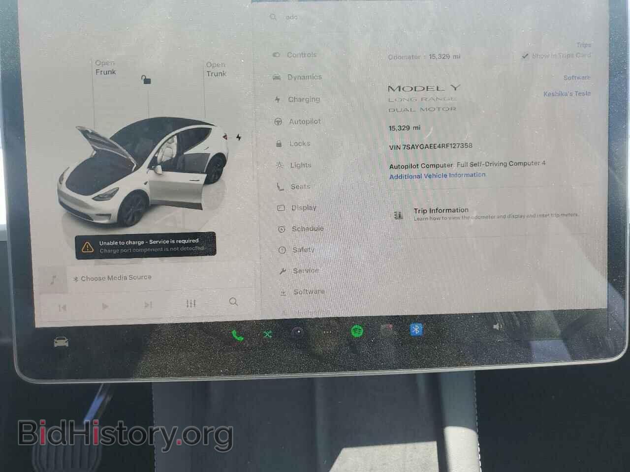2024 TESLA MODEL Y - VIN: 7SAYGAEE4RF127358 - Фото 9