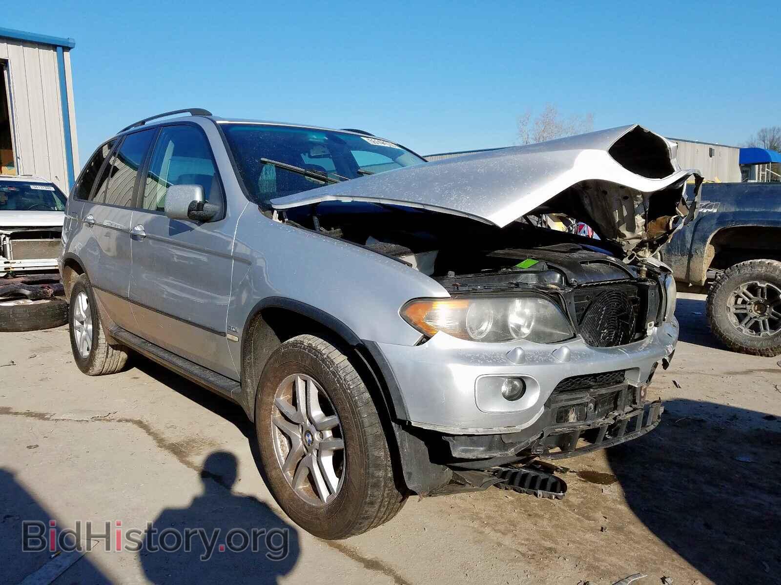 Photo 5UXFA13555LU49425 - BMW X5 2005