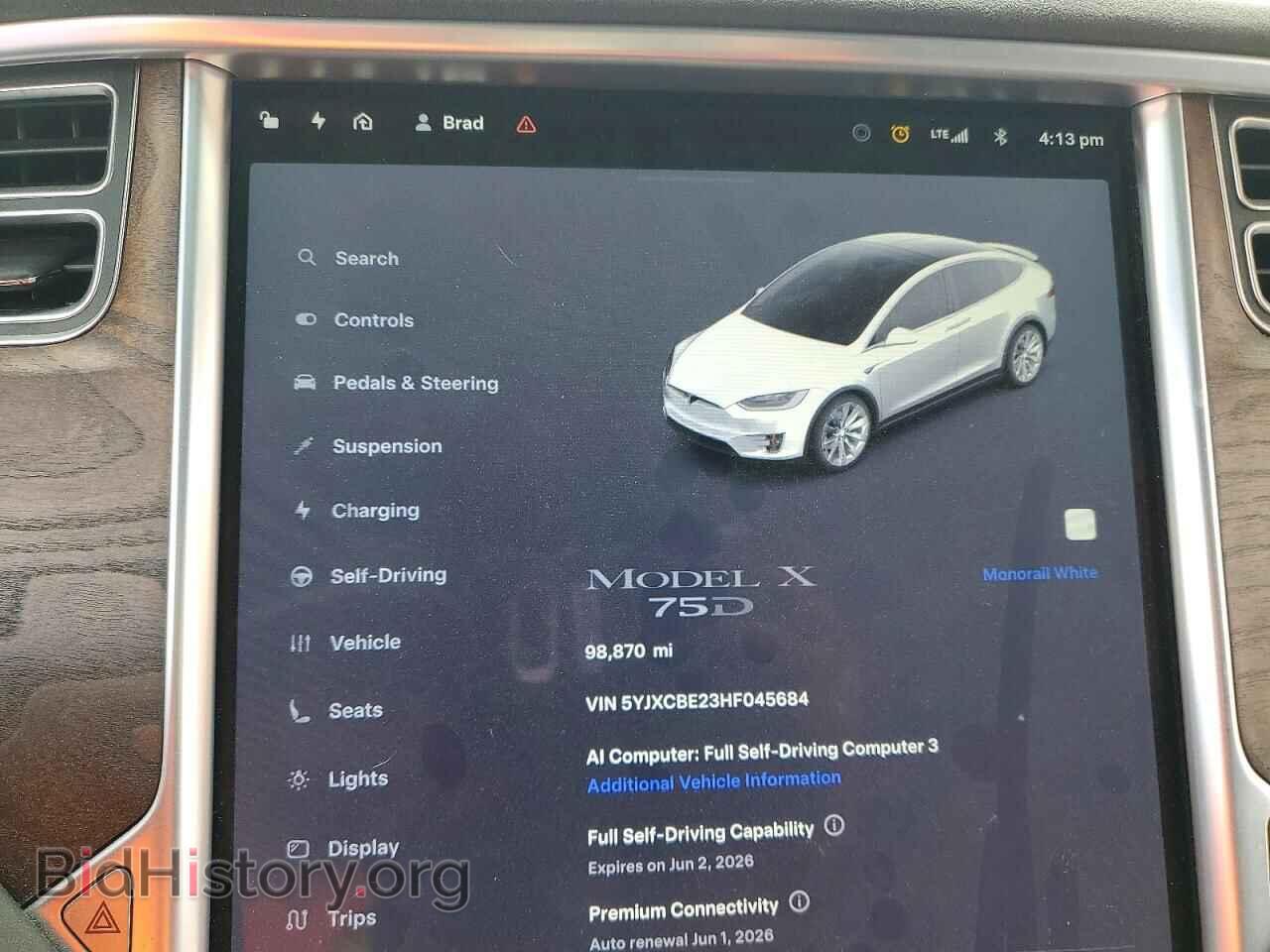 2017 TESLA MODEL X - VIN: 5YJXCBE23HF045684 - Photo 9