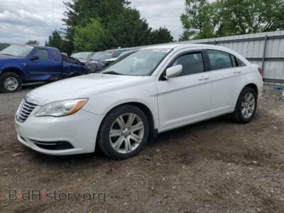 2013 Chrysler 200 Touring, white — VIN 1C3CCBBB2DN650122, Copart
