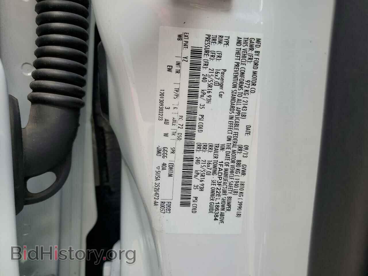 2014 FORD FOCUS - VIN: 1FADP3F22EL186384 - Photo 10