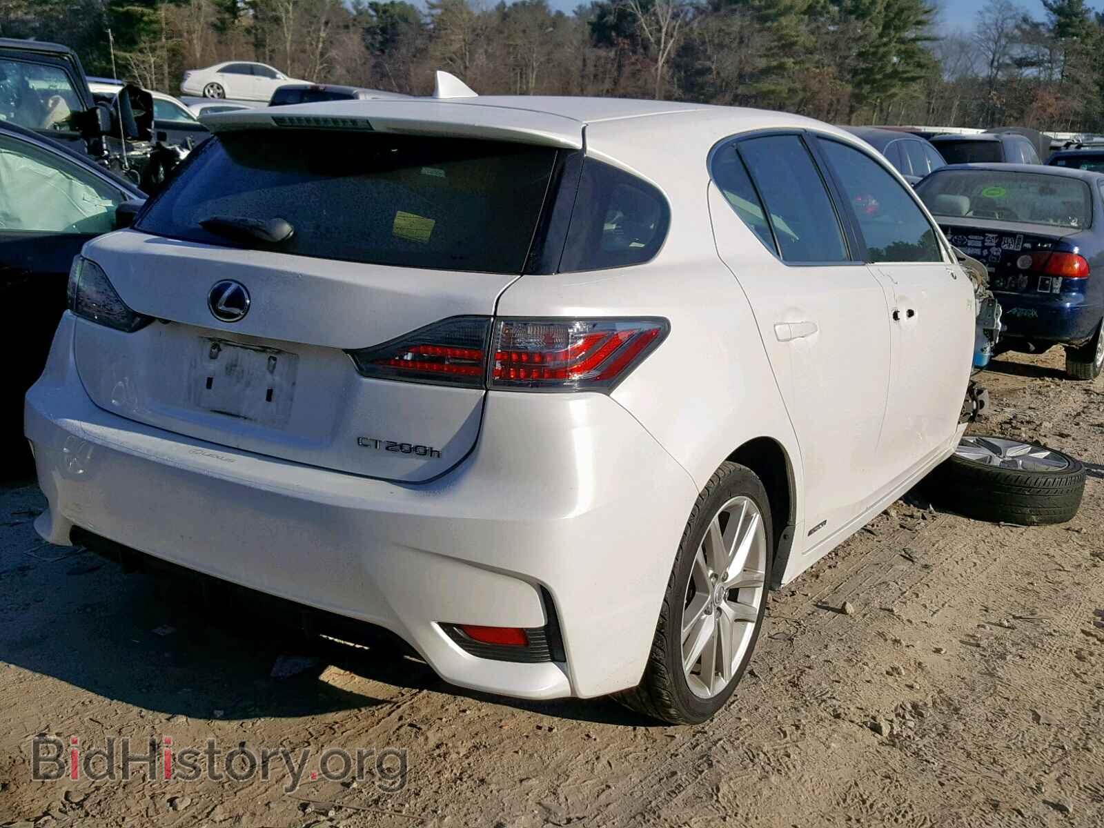 2014 LEXUS CT 200 - VIN: JTHKD5BH8E2186636 - Фото 4