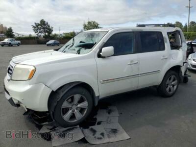 2014 Honda PILOT Touring, белый — VIN 5FNYF3H98EB007714, Copart
