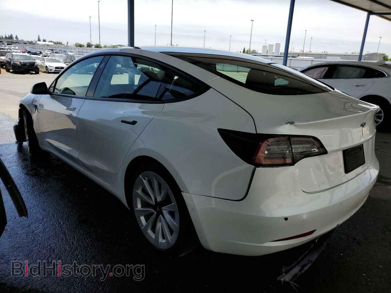 2022 TESLA MODEL 3 - VIN: 5YJ3E1EA7NF184738 - Фото 2
