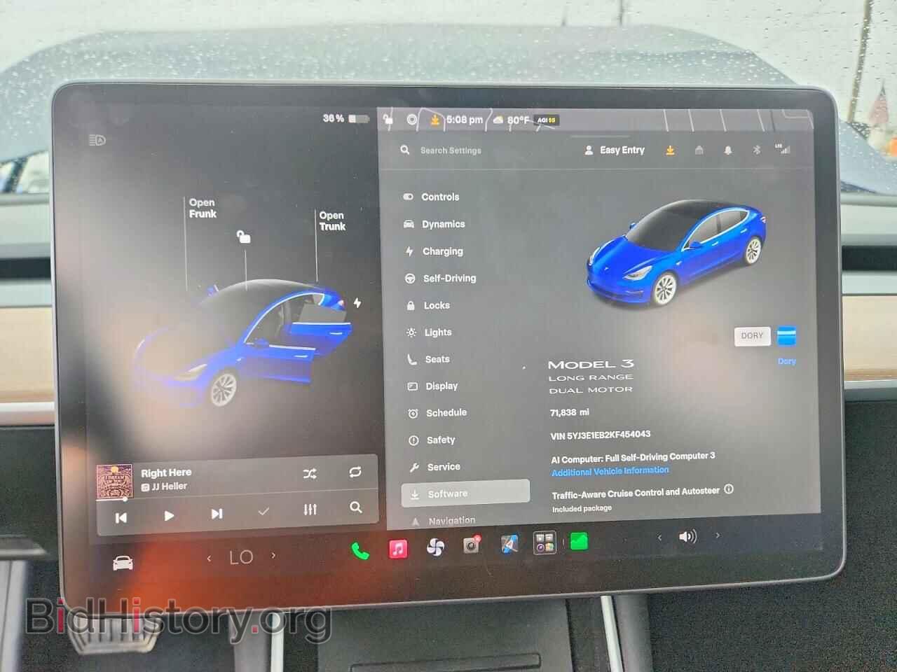 2019 TESLA MODEL 3 - VIN: 5YJ3E1EB2KF454043 - Photo 9