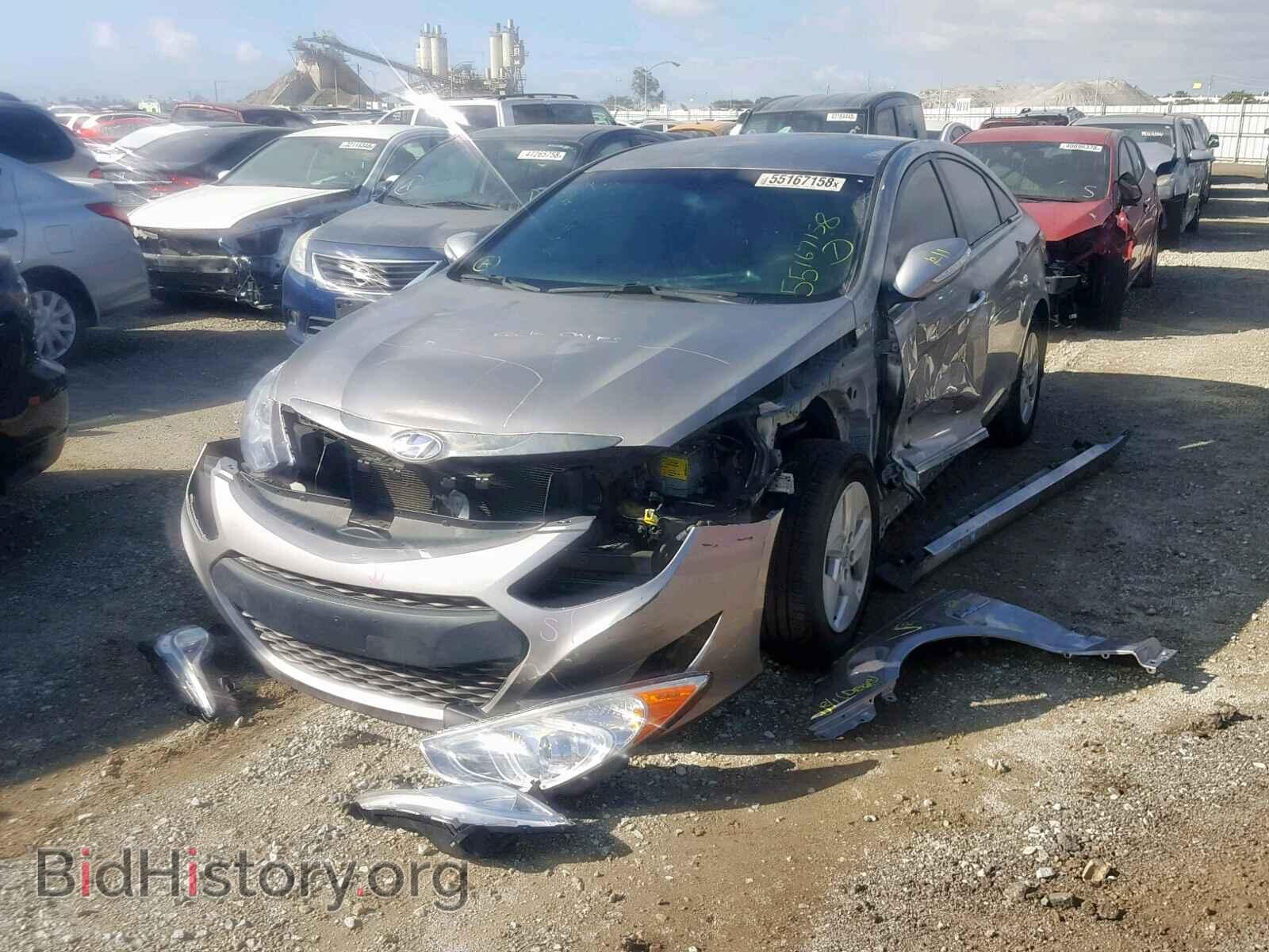 2012 HYUNDAI SONATA - VIN: KMHEC4A42CA029340 - Фото 2