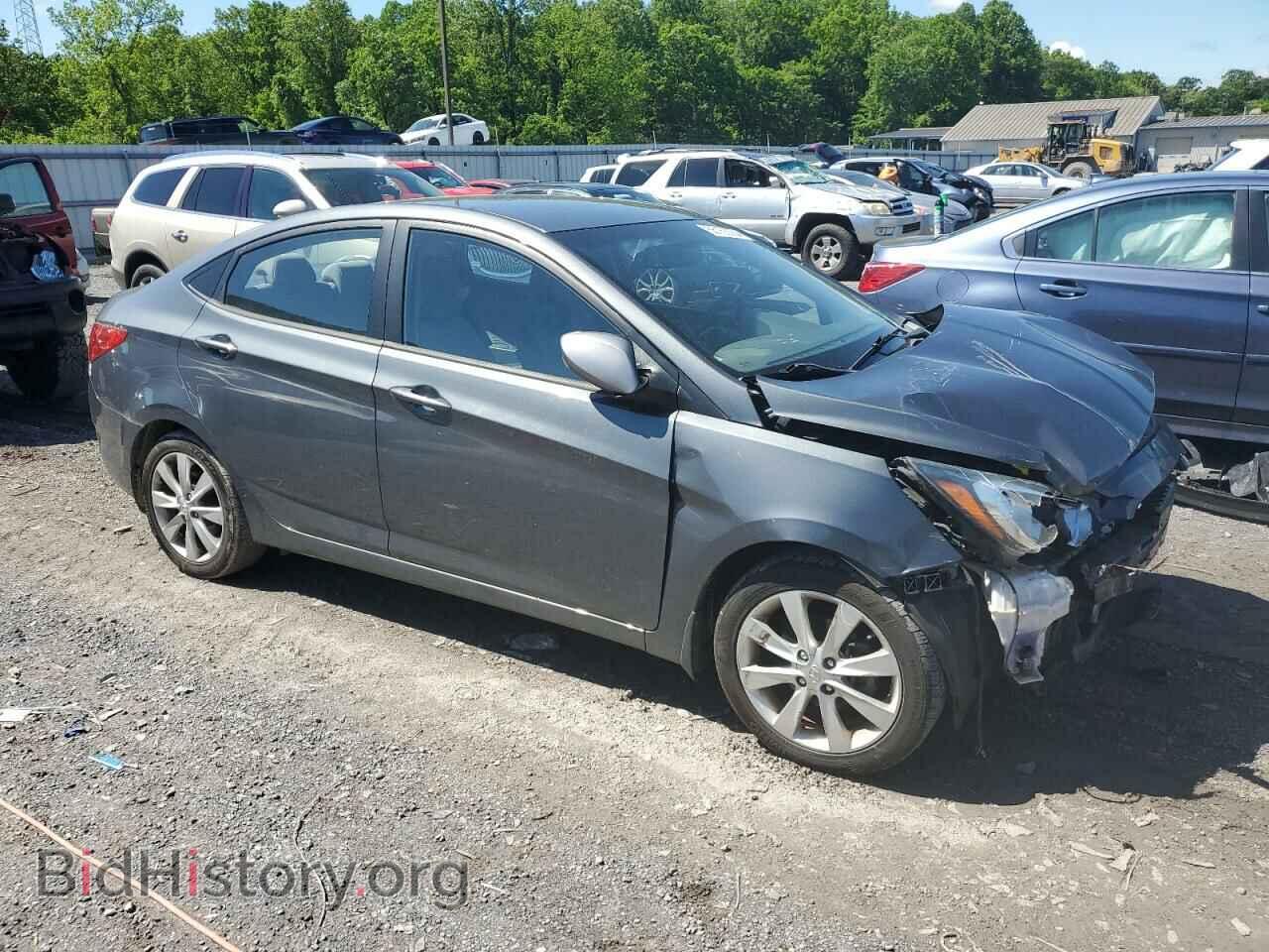 2013 HYUNDAI ACCENT - VIN: KMHCU4AE8DU422949 - Фото 4