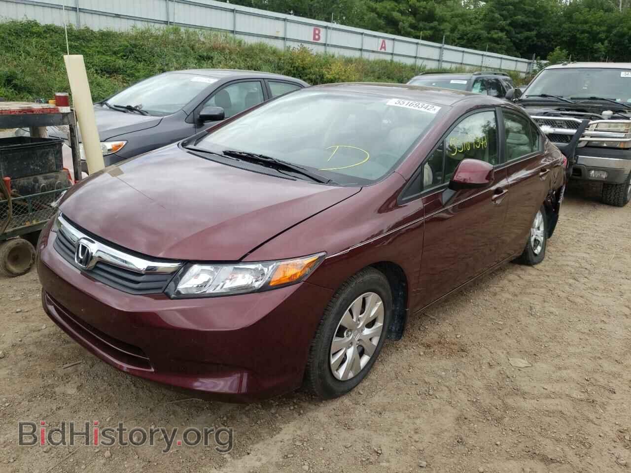 2012 HONDA CIVIC - VIN: 19XFB2F56CE084730 - Фото 2