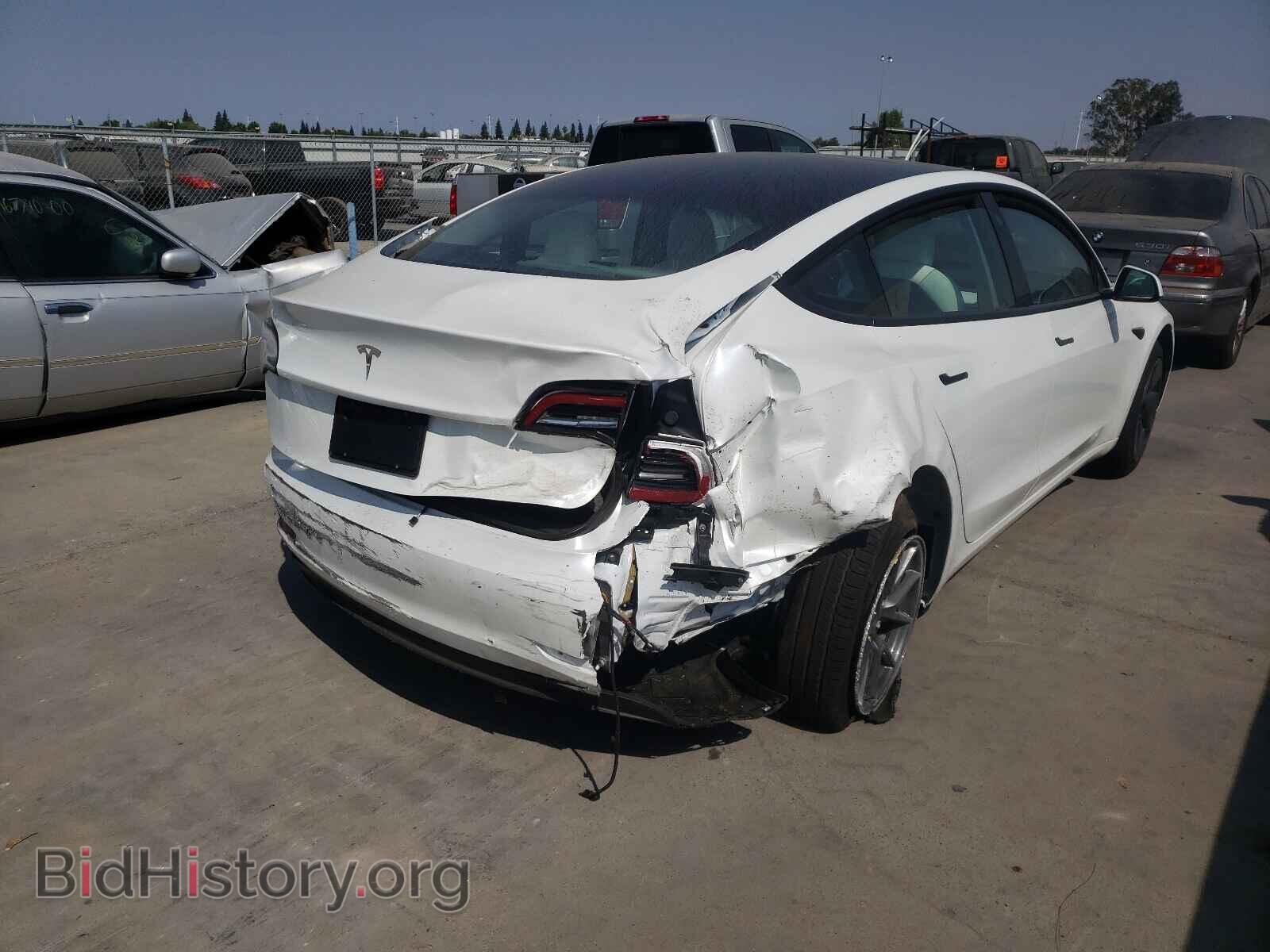 2021 TESLA MODEL 3 - VIN: 5YJ3E1EA2MF000837 - Фото 4